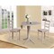 International Concepts Round 42 in Rd Pedestal Gathering Ht Table, 2 Counter Ht Stools, Gray Taupe, 42 in W, 42 in L, Wood K09-42DPT-27B-S402-2 - alternate 4